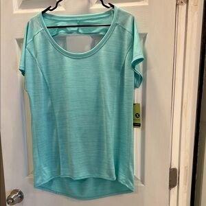 NWT Xersion Aqua Short Sleeve Quick Dry Tee